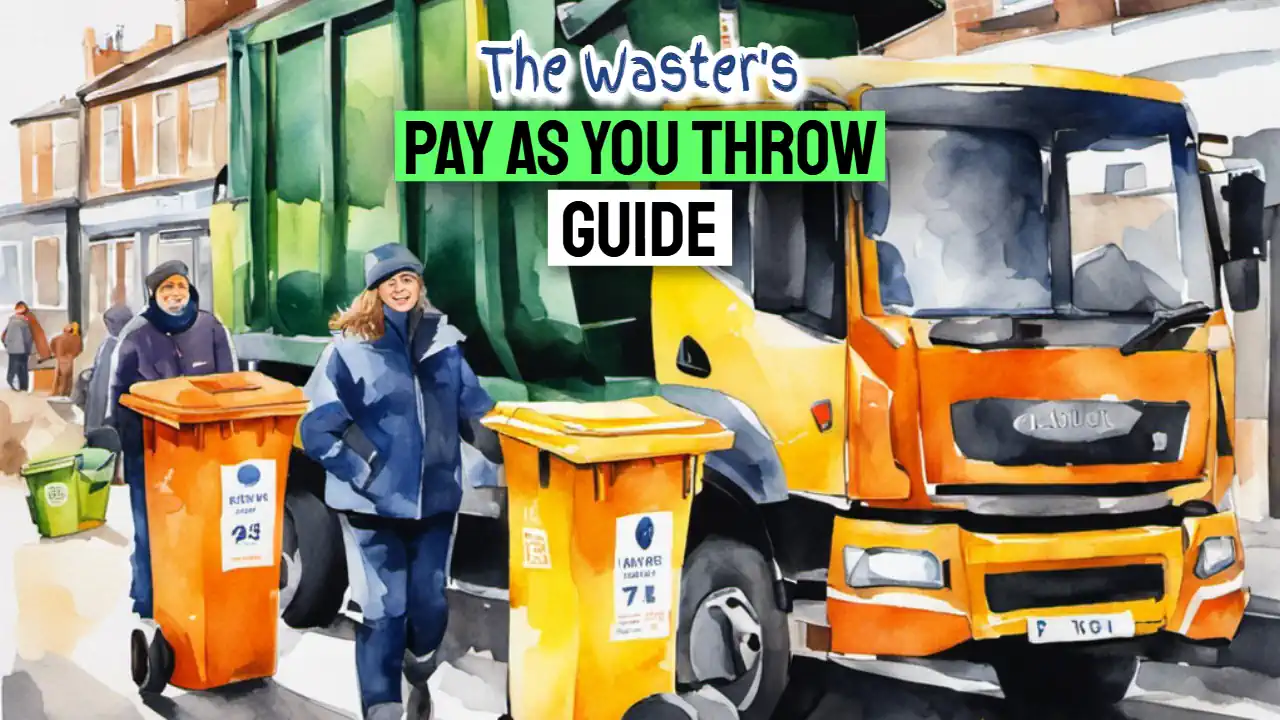 A visualization of a Pay as you Throw (PAYT) Street Waste Collection Scene.