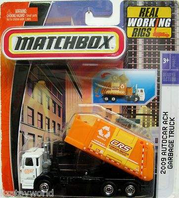 Mattel Matchbox 2009 Autocar ACX Garbage Truck Real Working Rig 1:64 ...