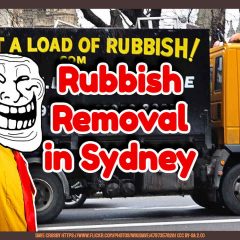 Image text: "Rubbish Removal Sydney".