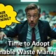 Sustainable waste management- Is your business drowning in waste: Featured image.