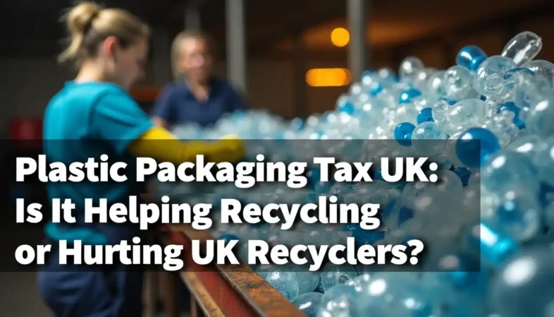 Is It Helping Recycling or Hurting UK Recyclers-text in image for featured image use.