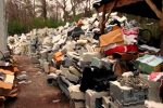 Why You Should Not Send WEEE Waste (Electrical Goods) To Landfill Image of a large WEEE waste pile.