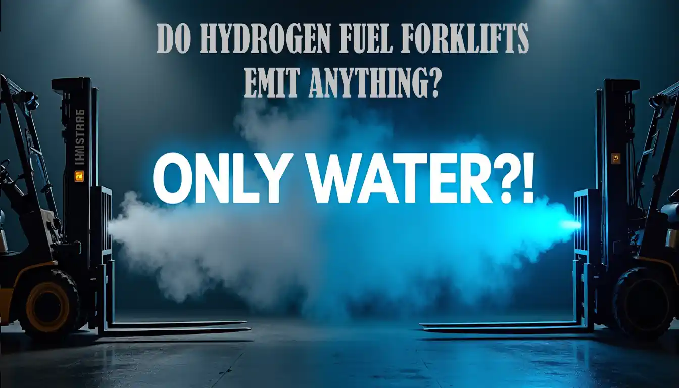 Do hydrogen forklifts emit anything - Only water!