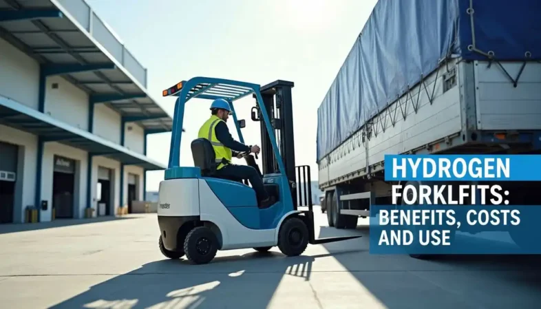 Hydrogen forklifts - benefits costs and use.