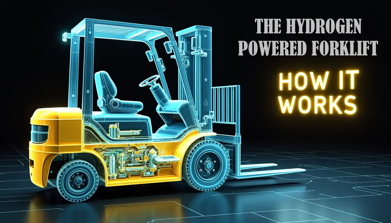 Image with text -The Hydrogen Powered Forklift and How It Works Image with text -The Hydrogen Powered Forklift and How It Works