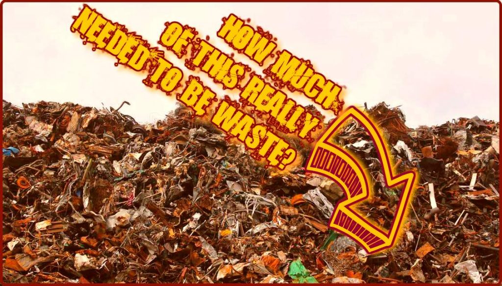Image explains how to reduce waste in manufacturing via a rusty illustration.