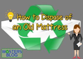 Image is feature image for the article How recycle a mattress.