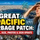 Image with featured text: Great Pacific Garbage Patch Facts Size Photos 2026 Update.
