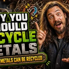 Featured image with text: Why You Should Recycle Metals and What Metals Can be Recycled.