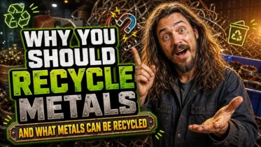 Featured image with text: Why You Should Recycle Metals and What Metals Can be Recycled.