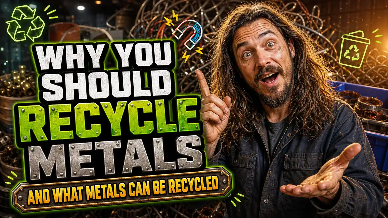 Featured image with text: Why You Should Recycle Metals and What Metals Can be Recycled. Featured image with text: Why You Should Recycle Metals and What Metals Can be Recycled.