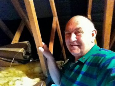 Image shows loft rubbish cleared.
