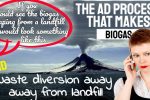The AD Process Which Makes Biogas Plus Landfill Diversion Thumbnail shows dramatically the effect of landfill gas as a greenhouse gas.
