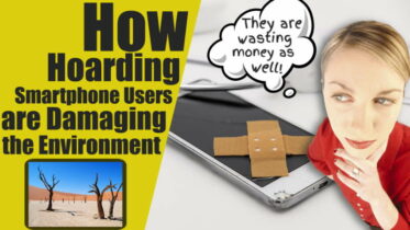 Hoie Haording Smartphone users damage environment - recycle!