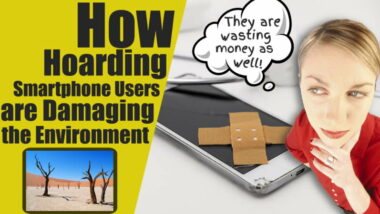 Hoie Haording Smartphone users damage environment - recycle!