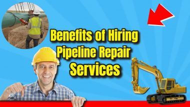 Featured Image text: "Benefits of hiring pipeline repair services".