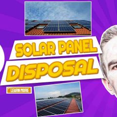 Image text: "Solar Panel Disposal".