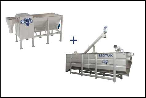 Twister Food Waste and MSW Depackager Organic Separator