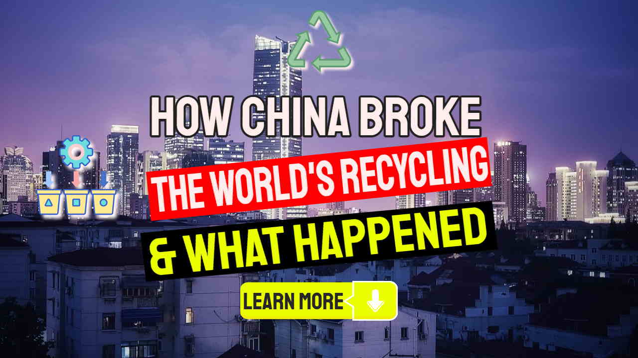 Image text: "How China Broke the World's Recycling ".