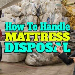 Image text: "How to handle mattress disposal".