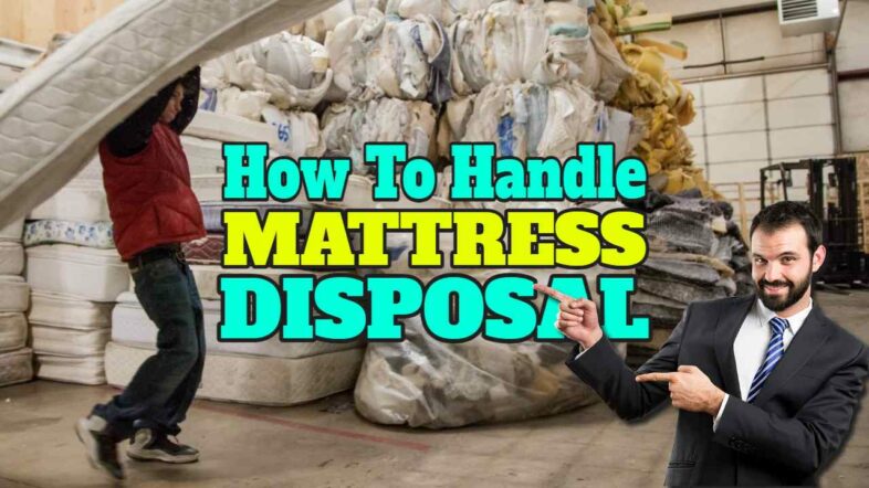 Image text: "How to handle mattress disposal".
