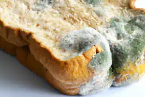 Old bread - food waste for animal feed.