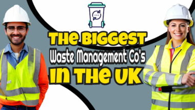 Featured imsage with text: "Biggest waste management contractors in the UK"