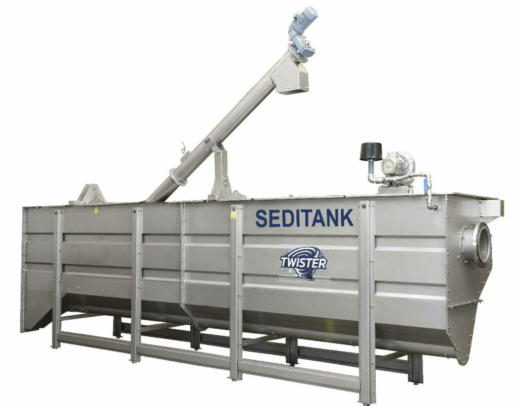 The Twister Seditank Unit. Sizes vary according too thoughput required.