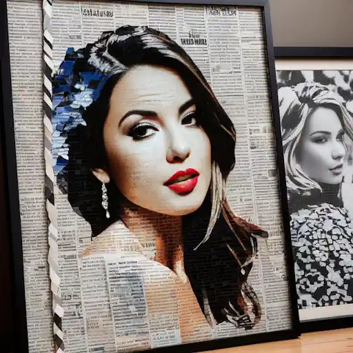 Reuse old newspaper and magazines to make works of art. Just another one many ways to ways to reuse waste. Reuse old newspaper and magazines to make works of art. Just another one many ways to ways to reuse waste.
