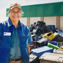 Featured image illustrating Calgary's E-waste recycling.