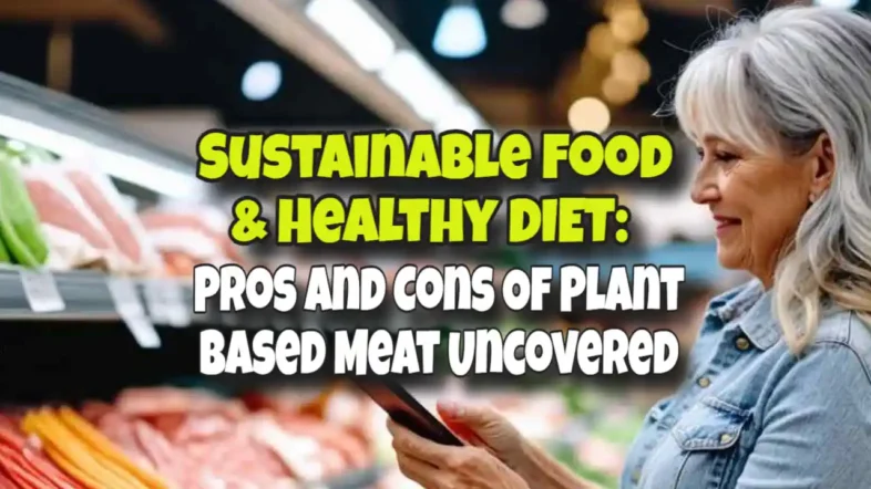 Image with text: "Sustainable Food: Pros And Cons Of Plant Based Meat Uncovered".