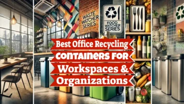 Best Office Recycling Containers: Featured Image.