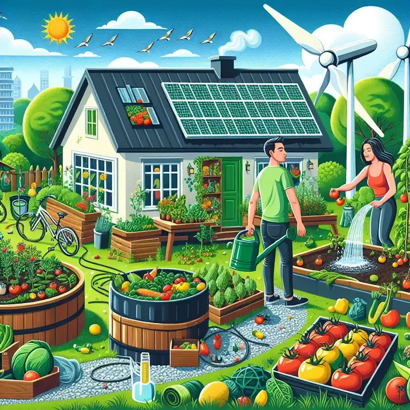 A couple living the zero waste lifestyle