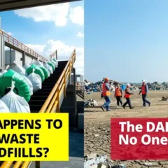 Featured image with text - What Happens to Food Waste in Landfills