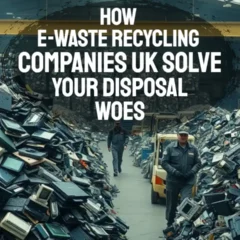 Featured image for the article: "How e-Waste Recycling Companies UK Solve Your Disposal Woes."