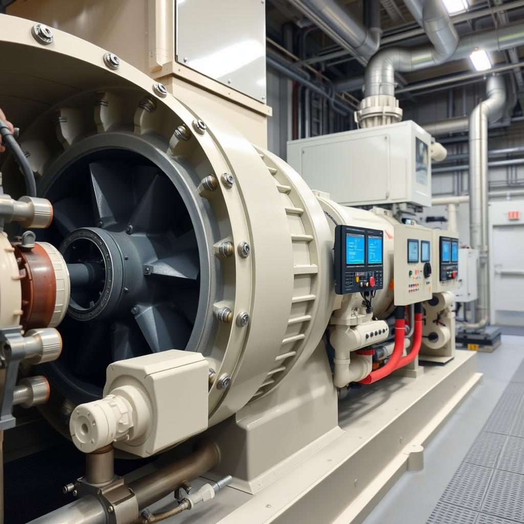 Turbine and generator system converting steam to electricity in a WtE facility Turbine and generator system converting steam to electricity in a WtE facility