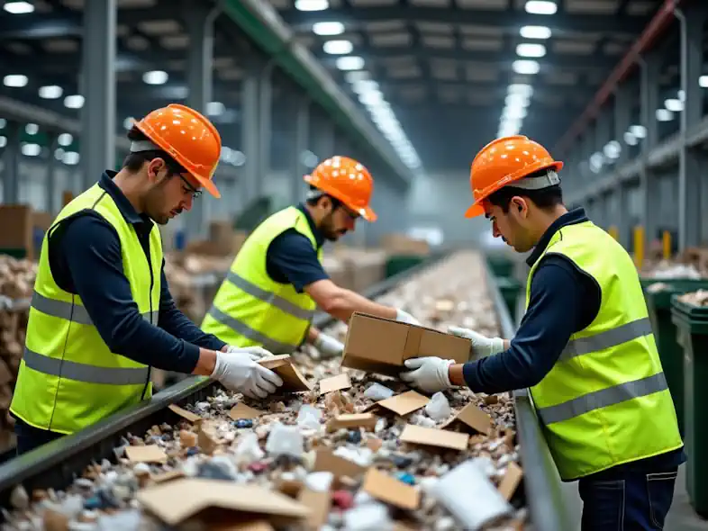 Waste sorting and preparation for the waste-to-energy process