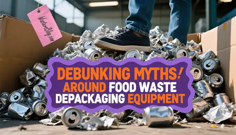Featured image- Debunking Myths About Food Waste Depackaging Equipment.