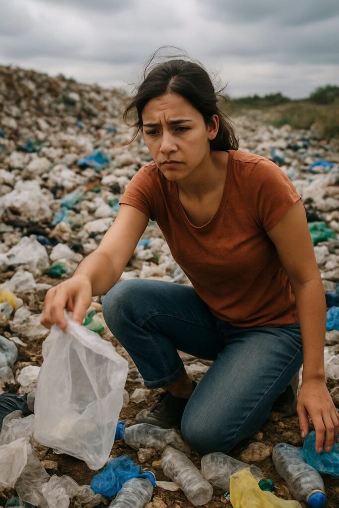 Personal commitment to picking up plastic waste will help ease Problems with Plastic Waste if we all do it.