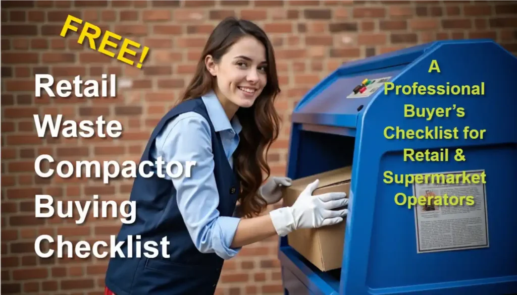 Image advertises our Free Compactor Product Selection Checklist