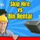 Skip Hire vs Bin Rental - Article Featured Image