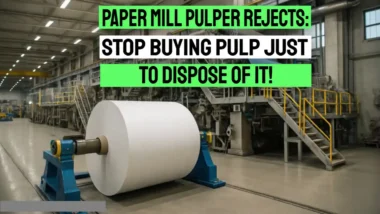 Featured text Paper Mill Pulper Rejects Stop Buying Pulp Just to Dispose of It.