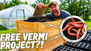 Free Vermi Project - featured image for article with Vermiculture project PDF offer.