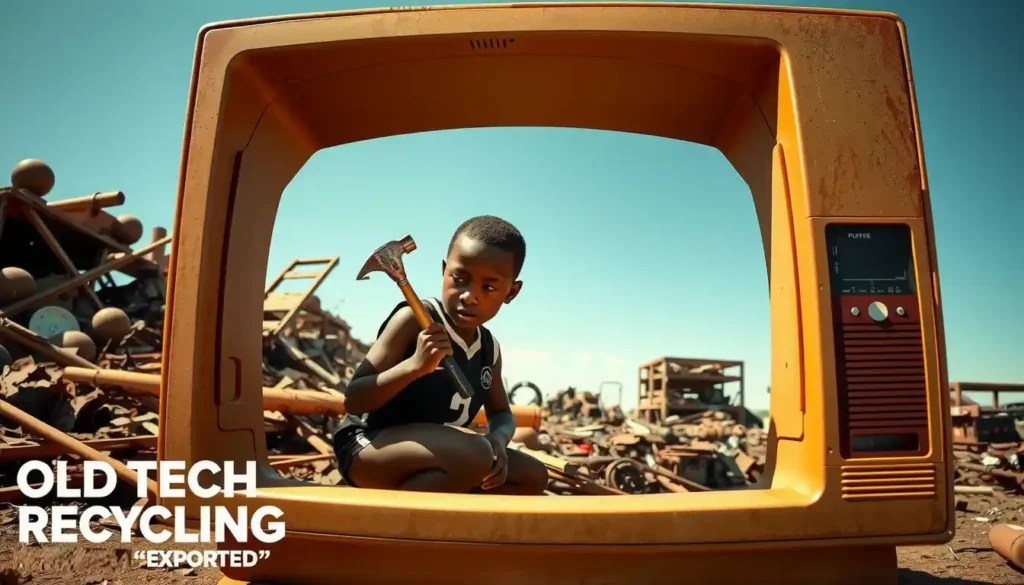 E-waste Recycling Exported to West Africa - Done wrong.