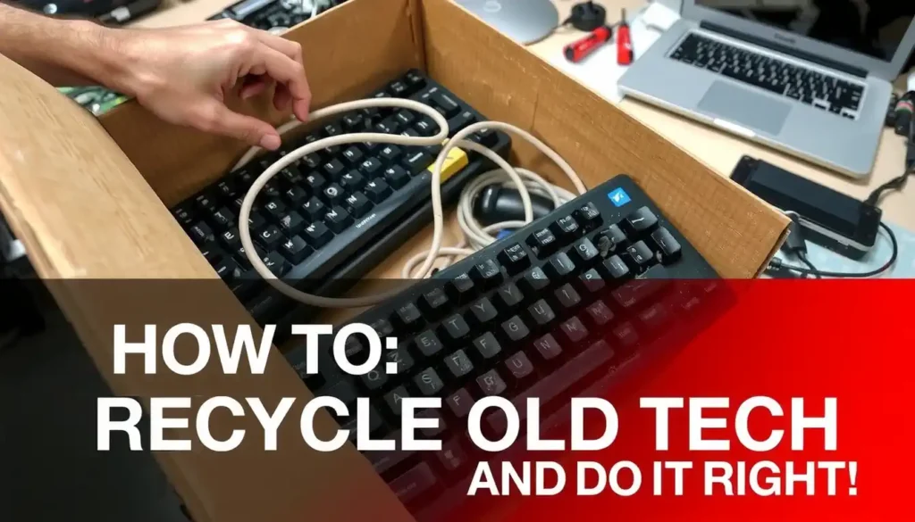 How to Recycle Old Electronics the Right Way.