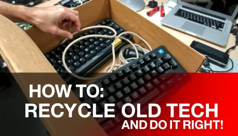 How to Recycle Old Electronics the Right Way