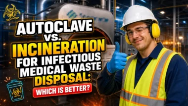 Featured image for the article title: Autoclave vs Incineration for Infectious Medical Waste Disposal: Which Is Better?