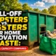 Roll-off dumpsters vs Bagsters for home renovation waste-featured image with text.