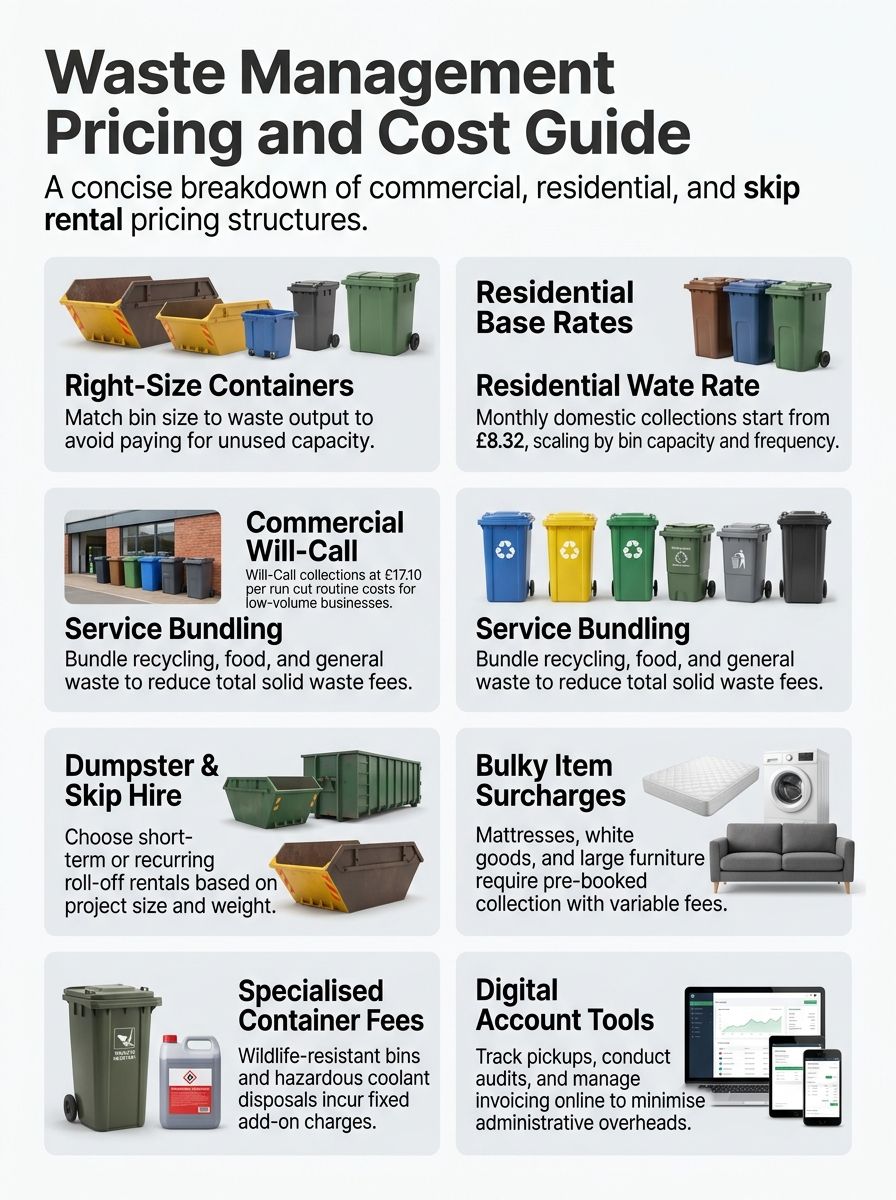 Waste Management Pricing: Commercial, Residential, and Dumpster Rental Costs Explained